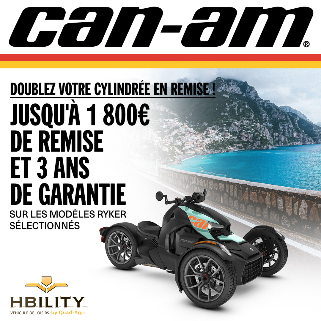 Promotion Can-Am Ryker 2022 & 2023