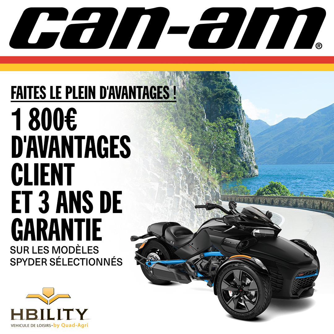 Promotion Can-Am Spyder 2022 & 2023
