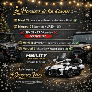 actualité horaire fin d'annee 2025