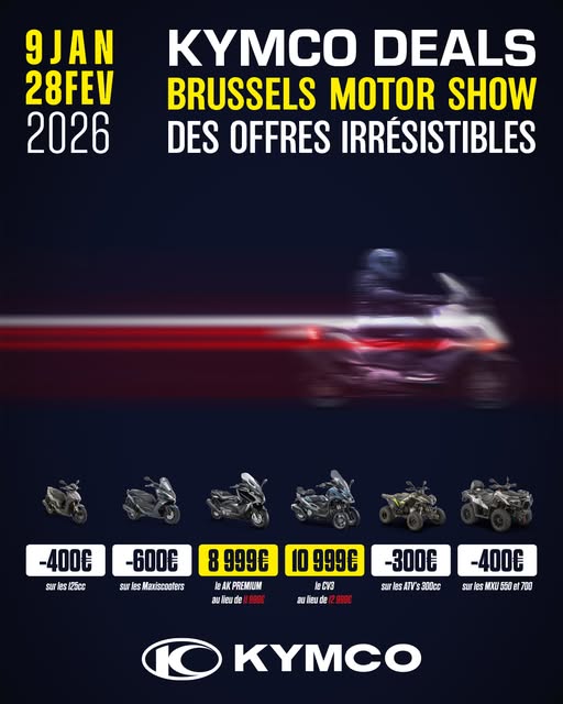 Promotion Kymco salon-auto 2026